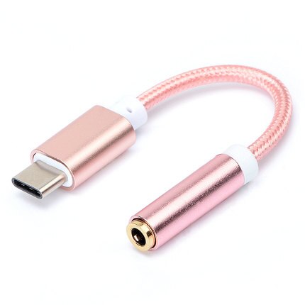 CatXaa Type C to 3.5 Earphone Adapter USB 3.1 Type-C USB Male to 3.5mm AUX Audio female Cable Converter for Xiaomi 6 Mi6 Letv 2