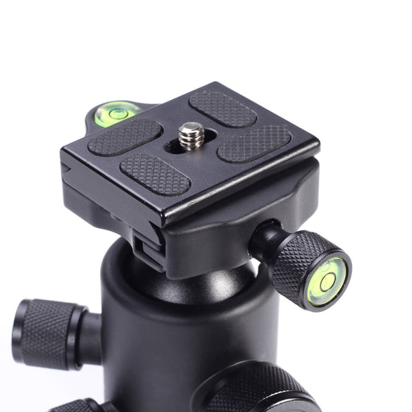 12Kg Metal Swivel Camera Tripod Ball Head Rocker+1/4" Screw Mount Quick Release Plate QR