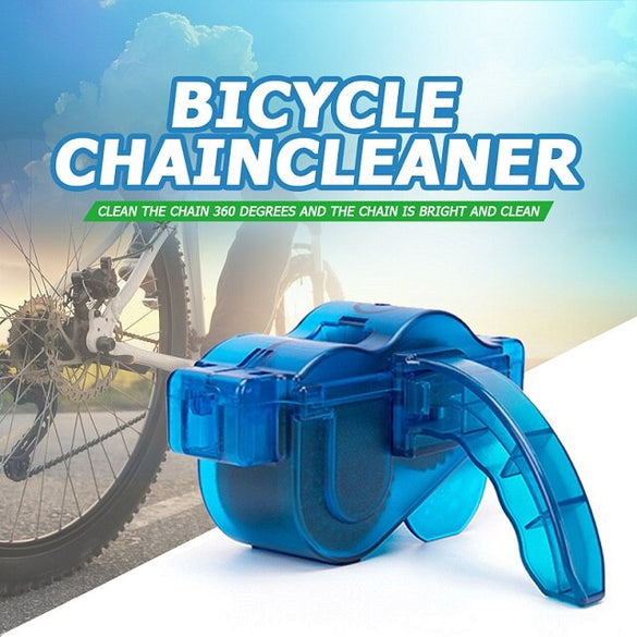 Portable Bicycle Chain Cleaner Bike Clean Machine Brushes Scrubber Wash Tool Mountain Cycling Cleaning Outdoor Accessories