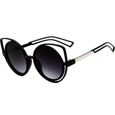 Cat Eye Sunglasses Women Brand Designer Twin-Beam Mirror Sun Glasses Vintage Female lentes de sol mujer Sunglasses Uv400