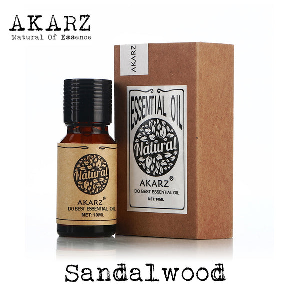 AKARZ Famous brand natural aromatherapy sandalwood essential oil sore throats Bronchiti Improvement urinary sexual function