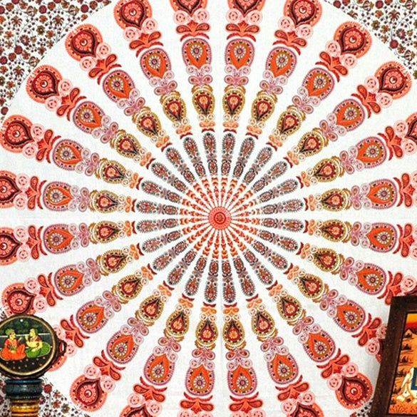 Enipate Indian Mandala Tapestry Hippie Home Decorative Wall Hanging Bohemia Beach Mat Yoga Mat Bedspread Table Cloth 200x150cm