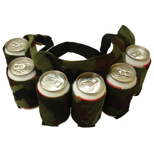 6 Pack Holster Portable Bottle Waist Beer Belt Bag Handy Wine Bottles Beverage Can Holder camping picnic accessory