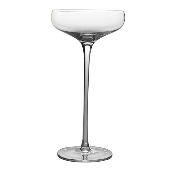 Free Shipping Extra Tall 2PCS 240ML Goblet Cocktail Glass Martini Glass Barware Set of 2