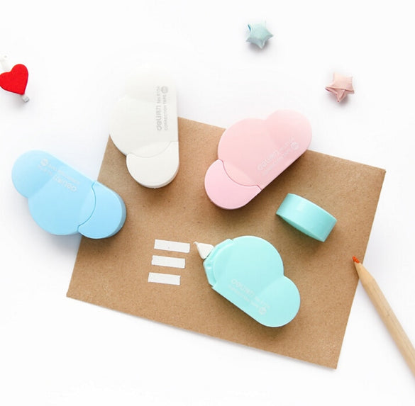Novelty Cloud Shape White Out Corrector Correction Tape Promotional Gift Stationery Student Prize School Office Supply