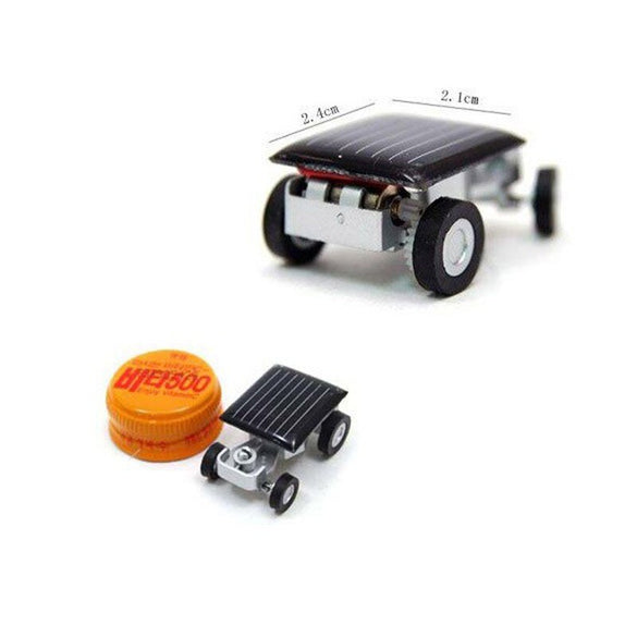 Smallest Mini Car Solar Power Toy Car Racer Educational Gadget Children Kid's Toys High Quality Hot Sale