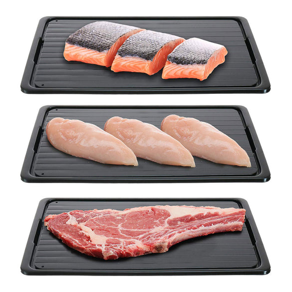 2-in-1 Fast Defrosting Meat Tray chopping board Rapid Safety Thawing Tray Quick Thawing Plate For Frozen Food Meat Kitchen tool