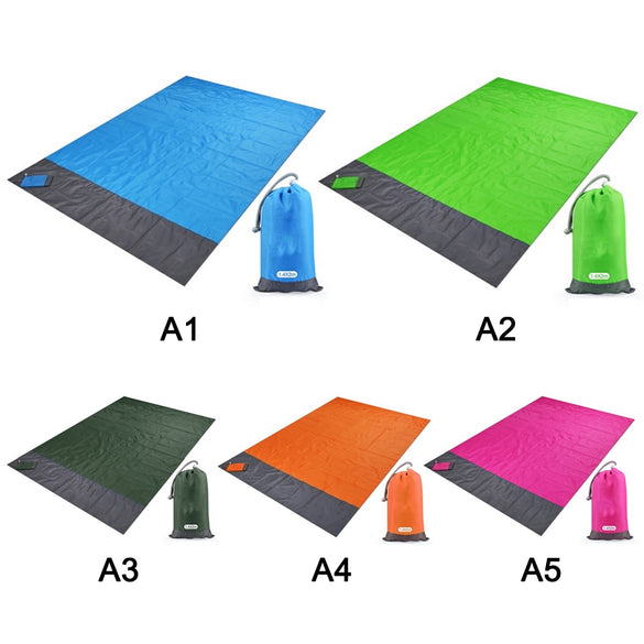 Waterproof Pocket beach mat Folding Camping Mat Portable Lightweight Mat Outdoor Picnic Mat Sand beach blanket new