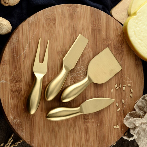 Damask Top Design 4pcs/set Cheese Cutter Knife Slicer Kit Kitchen Cheese Cutter Creative Kitchen Tools Chef Spatula Pan Cake