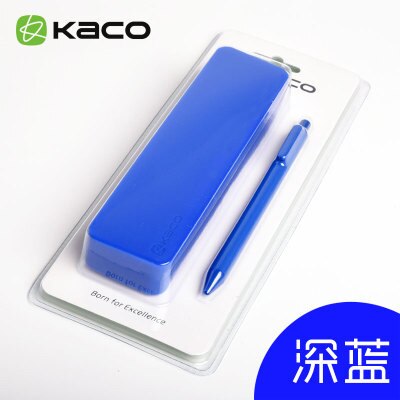 KACO PURE Pencil Case Soft Silica Gel Pencil Case Color Pencil Box Gift Storage Box 1Pen 1 Case Set