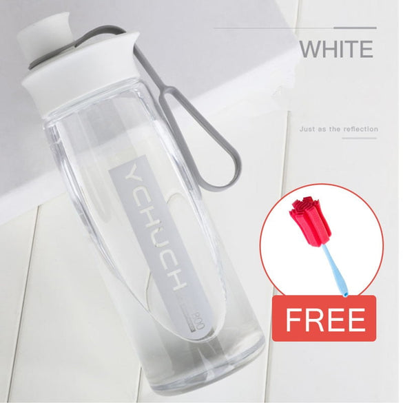 Water Bottle Protein Shaker Portable Bottle Sports Camping Hiking Water Bottle With Tea Infuser Plastic Cup 600/800/1000ML
