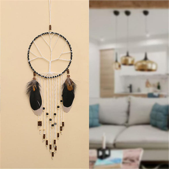 Mysterious Tree Dream Catcher Indian Ornaments Indoor Bedroom Decor Handmade Wind Chimes Hanging Pendant Dream Catcher