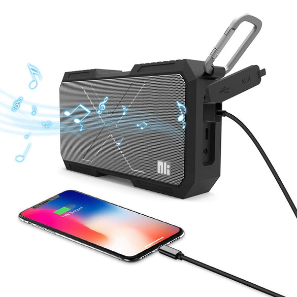 Nillkin Wireless Bluetooth Speaker Power Bank Waterproof Portable Column Box music Loudspeaker Stereo HiFi for iPhone For Xiaomi