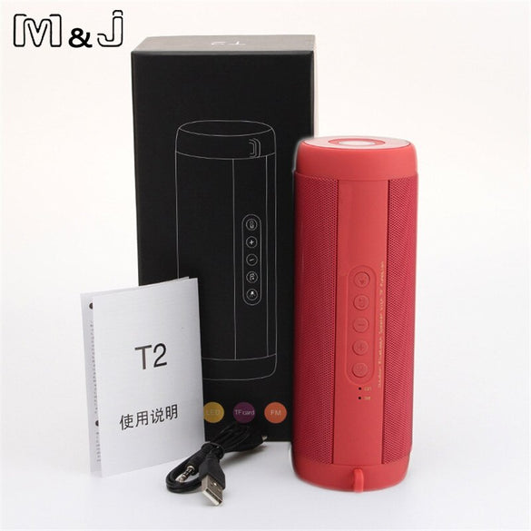M&J Wireless Best Bluetooth Speaker Waterproof Portable Outdoor Mini Column Box Loudspeaker Speaker Design for iPhone Xiaomi