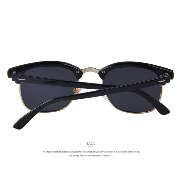 Men Retro Rivet Polarized Sunglasses 2016 Classic Brand Designer Unisex Sunglasses UV400 Fashion Male Eyewear