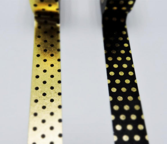 2016 New Dots Foil Printing Washi Tape Kawaii Decorative Tapes Scrapbook Tools Cute Paper Crafts Washi Paper Adhesive