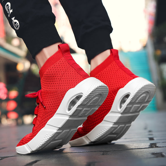 Beita Air Men Running Shoes Plus Size 39-46 Men Socks Sneakers Sport Shoes Male Athletic Shoes Outdoor High Top Jogging Shoes