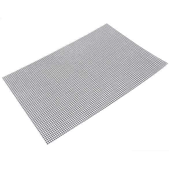 Non-stick Barbecue Grilling Mats High Security Grid Shape BBQ Mat with Heat Resistance 33x40cm For Outdoor Activities