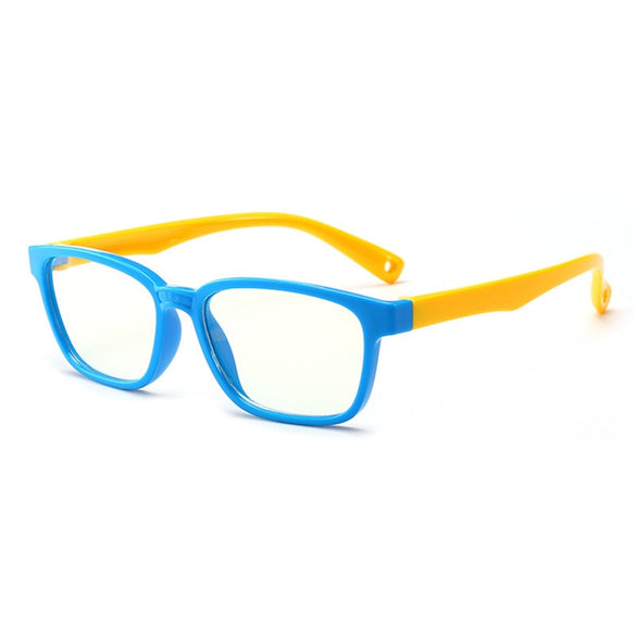 Zilead New Baby Anti-blue Light Silicone Glasses Brand Children Soft Frame Goggle Plain Glasses Kids Eye Fame Eywear Fashion
