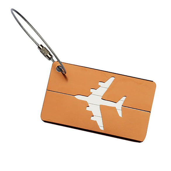 Aluminium Alloy Luggage Tags Baggage Name Tags Suitcase Address Label Holder Travel Accessories High Quality