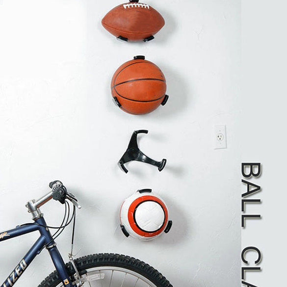 Ball Holder Claw Wall Rack Display for Rugby Soccer Football Basketball
