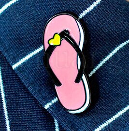Timlee X065  Free shipping Cute Slippers Lightning Robber Chicken Leg Brooch Pins,Fashion Jewelry Wholesale