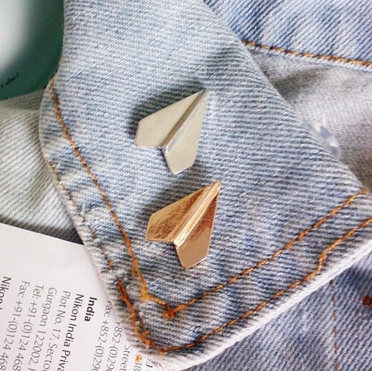 Timlee X026  Free shipping Peculiar Novel Airplane Exquisite Brooch Pins,Fashion Jewelry Wholesale .