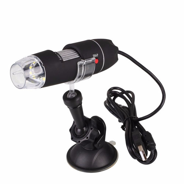 Portable USB Microscope Light Electric Handheld 1000x Camera Microscope Microscopes Suction Tool 8 LED Digital Endoscope