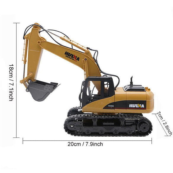 1:50 Engineering Crawler Excavator Truck Toys Alloy Construction Vehicle Model Creative Gifts For Children Boys