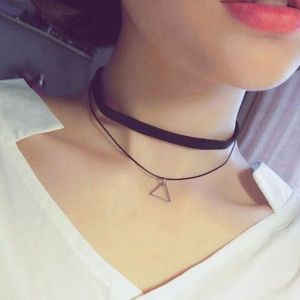 ZIRIS  Choker Necklace Black Lace Velvet strip  woman Collar Party Jewelry Neck accessories chokers handcrafted  Chain Necklace