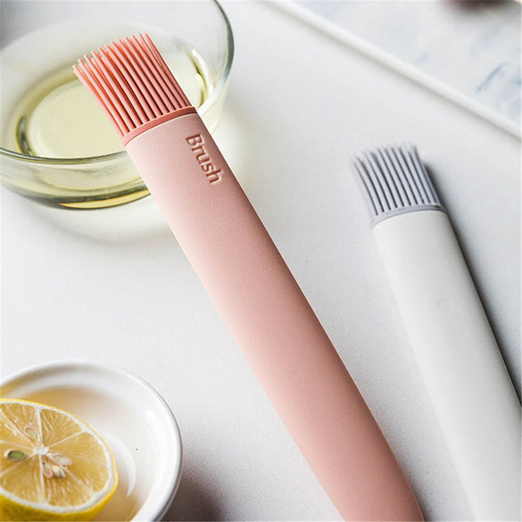 Silicone Baking Cake BBQ Brush Bread Pastry Liquid Oil Butter Food Steak Pen Tube Brush Barbecue Kitchen Accessories Tool 1PC