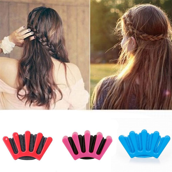 Charming French Style 1pcs Women Girls DIY Sponge Hair Braider Plait Hair Twist Braiding Tool Hair Styling Tools