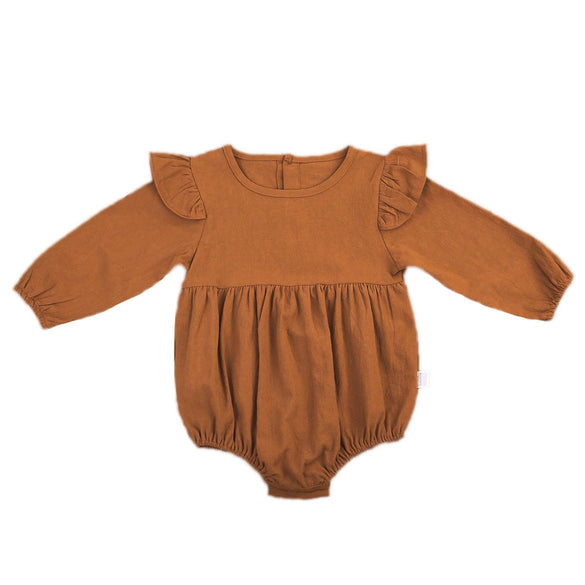 Cute Infant Baby Girls Clothing Autumn Long Sleeve Cotton Romper Toddler Kids Playsuit Outfits