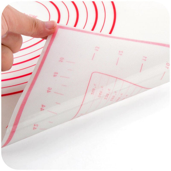 High Quality 60*40cm Silicone Baking Mat Kneading Dough Mat Baking Rolling Pastry Mat Bakeware Liners Pads Cooking Tools