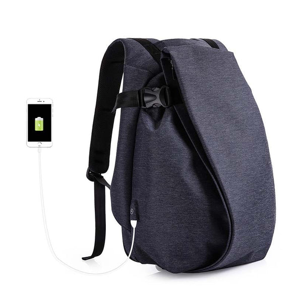 Tangcool Fashion Men Backpack for Laptop 15.6"USB Port Waterproof Travel Backpack Large Capacity College Student School Backpack