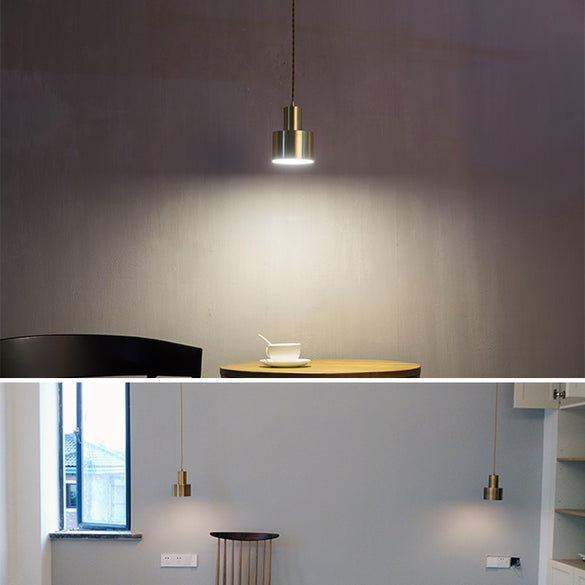 Nordic Gold bronze pendant light postmodern minimalist lamp light  pendant lamps antique lamp lights metal cord pendant lighting