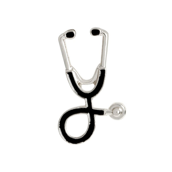 QIHE JEWELRY Stethoscope Brooch Pins Nurse Jewelry Medical Jewelry Doctor Gift Graduation Gift