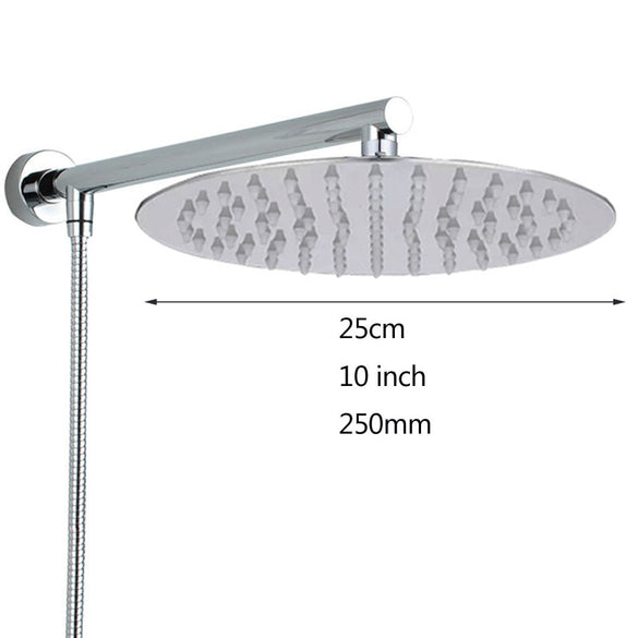 Newly Chrome Finished Shower Arm Shower Head Fixed Pipe Wall Mounted Shower Holder