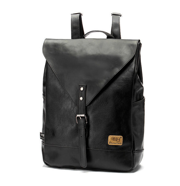 PU Leather Satchel Backpack