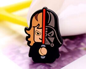 1 Piece Cartoon Star Wars Kids Kawaii Darth Vader Master Yoda C-3PO Stormtrooper Fridge Magnets Souvenir Magnetic Sticker TZ02