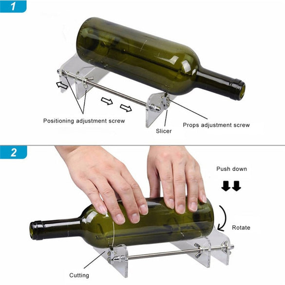 Glass Bottle Cutter Tool Professional For Bottles Cutting Glass Bottle-Cutter DIY cut tools machine Wine Beer 2019 New Drop Ship