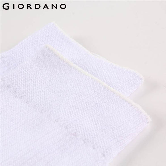 Giordano Men Socks 3 Pairs-Pack Basic Socks Cotton Plain Socks for Men Soft Calcetines Hombre Breathable Meia Masculina de Marca