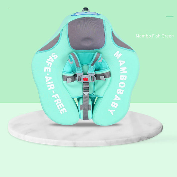 Non-Inflatable Baby Swim Trainer With Sun Protection