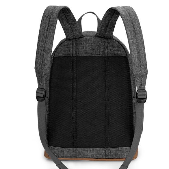 TINYAT Men Male Canvas Backpack Gray Casual Rucksacks 15inch Laptop Backpacks College Student School Bag Backpack Women Mochila