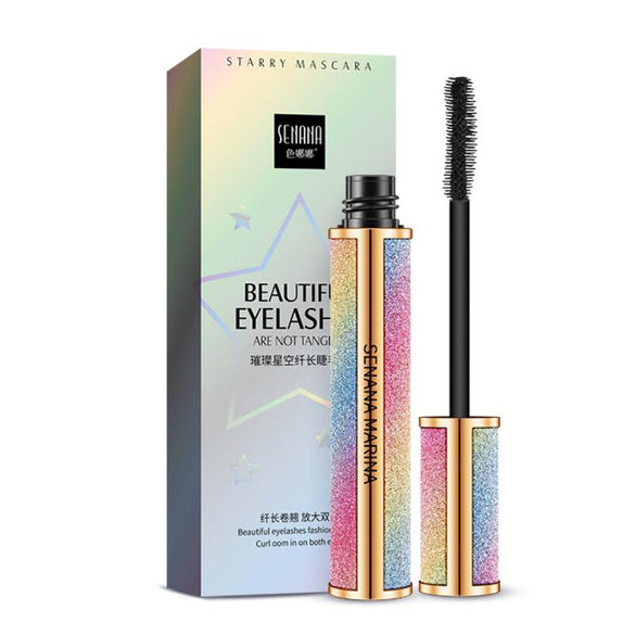 Eyelash Mascara Waterproof Full Professional Makeup Long Curling Thick Eyelash Extend Cosmetics Bright Starry