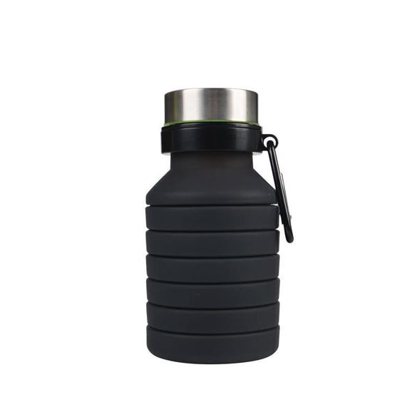 2019 New Creative Squeezed Adjustable Water Bottles Bottle Folding Sports Travel Climbing Hiking Drink Bottles Kettle 550ML