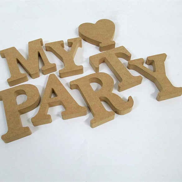 Personal Wood Wooden Letters Bridal Wedding Party Home Decoration DIY creative decorative furnishing articles