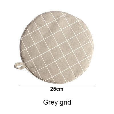 European Pure Cotton Pot Mat Pad Heat-resisting Thickening Mat for Dining Table Coasters Home Restaurant Kitchen Bowl Pad Cute