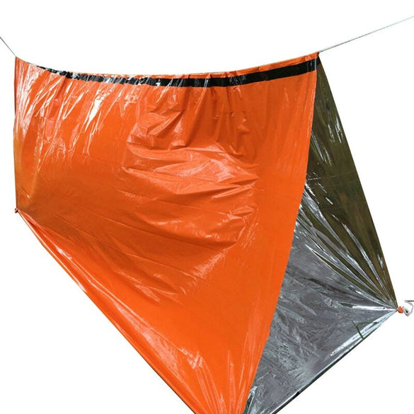Emergency Sleeping Bag Emergency First Aid Sleeping Bag PE Aluminum Film Tent For Outdoor Camping and Hiking Sun Protection