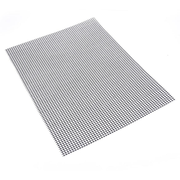 Non-stick Barbecue Grilling Mats High Security Grid Shape BBQ Mat with Heat Resistance 33x40cm For Outdoor Activities